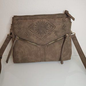 Brownish Grey Crossbody bag